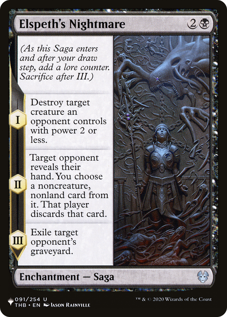 Elspeth's Nightmare [The List Reprints] 