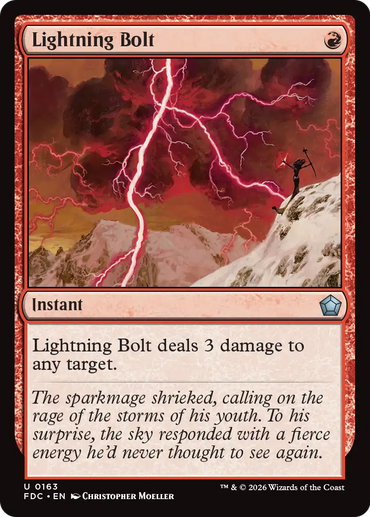 Lightning Bolt [Foundations Commander]