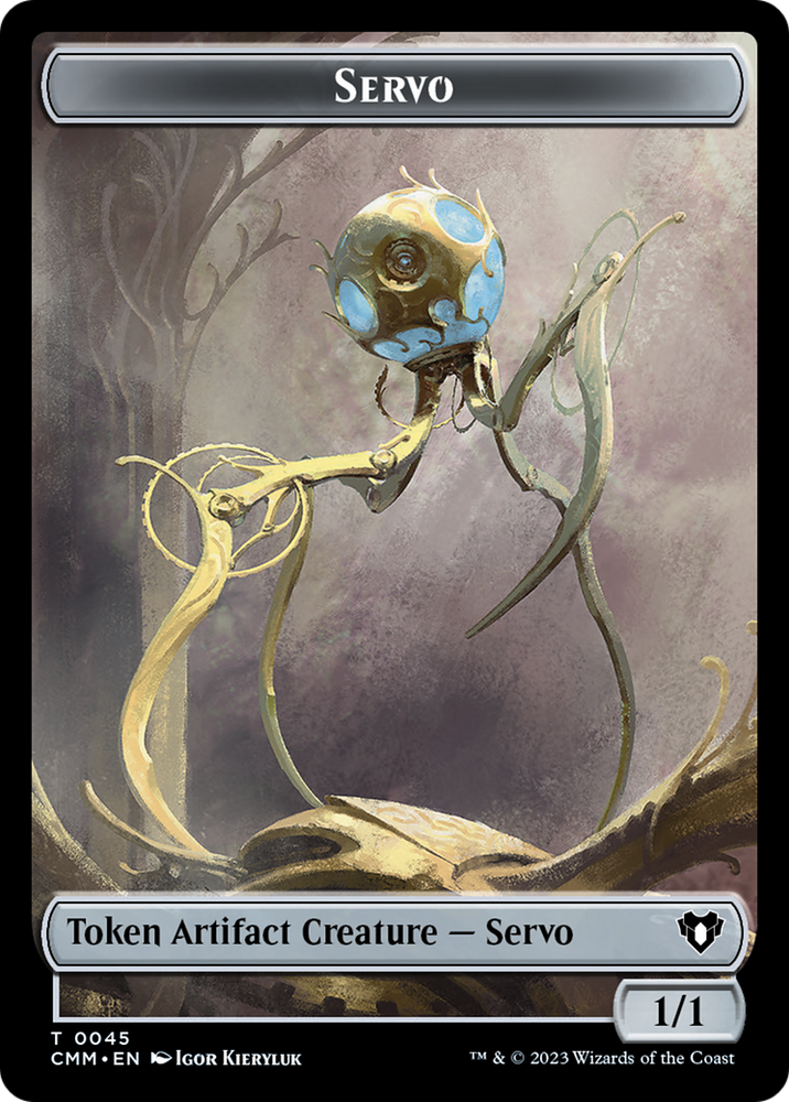 Servo Token [Commander Masters Tokens] 