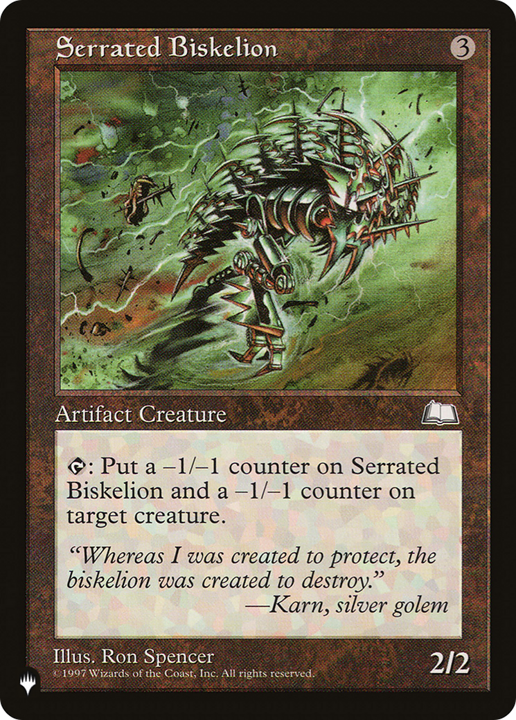 Serrated Biskelion [The List Reprints] 