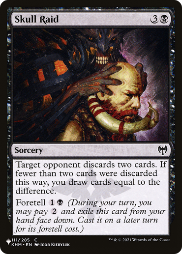 Skull Raid [The List Reprints] 