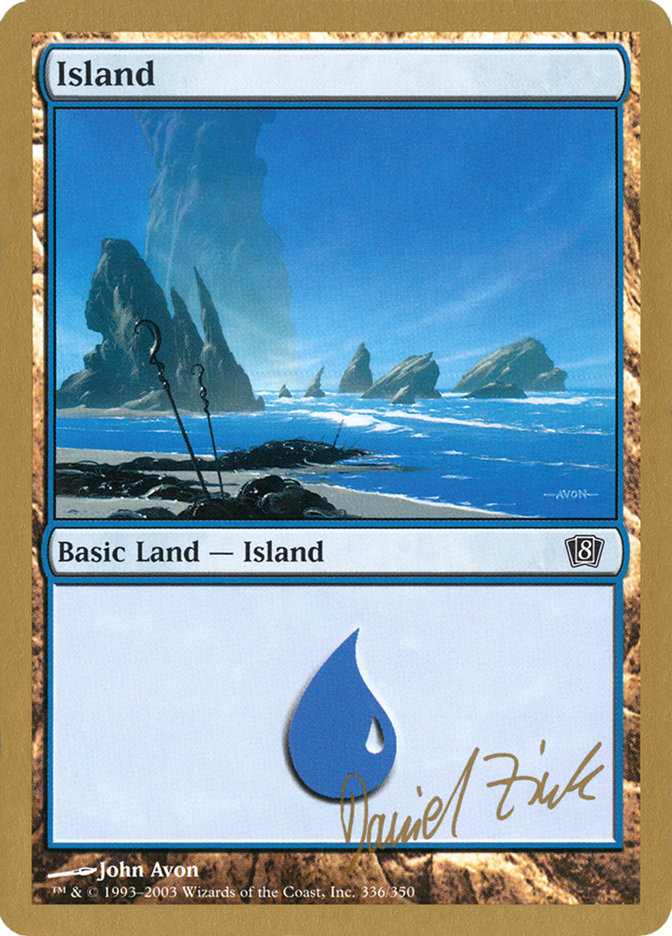 Island (dz336) (Daniel Zink) [World Championship Decks 2003] 