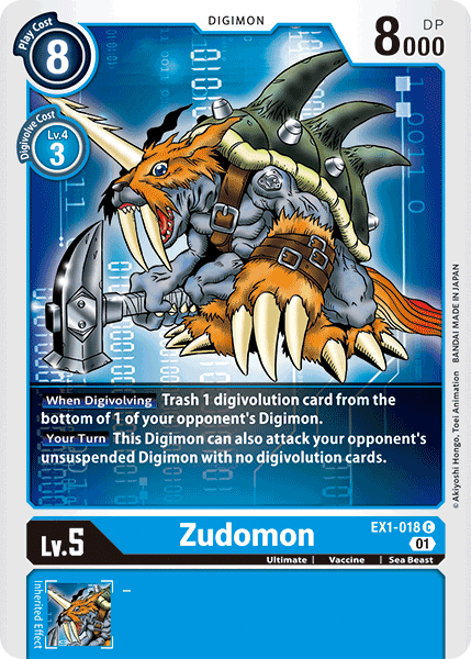 Zudomon [EX1-018] [Classic Collection] 