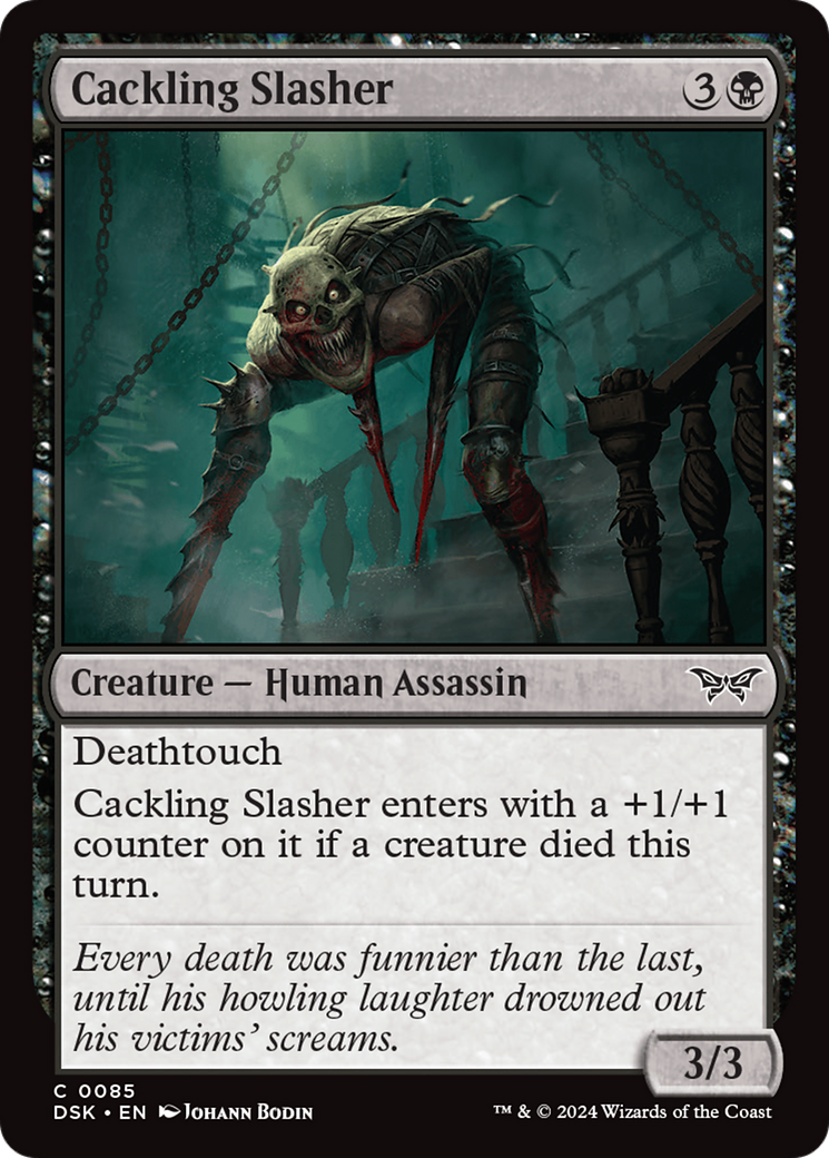 Cackling Slasher [Duskmourn: House of Horror] 