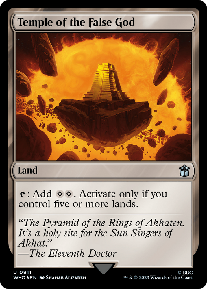 Temple of the False God (Surge Foil) [Doctor Who] 