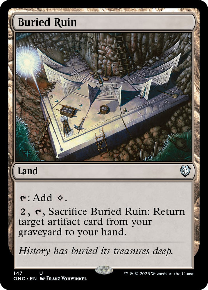 Buried Ruin [Phyrexia: All Will Be One Commander] 