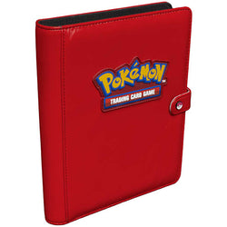 Premium Red 4-Pocket Snap Binder for Pokémon
