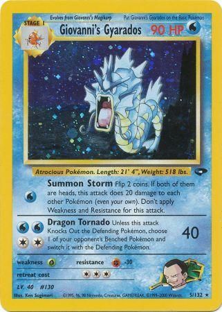 Giovanni's Gyarados (5/132) [Gym Challenge Unlimited] 