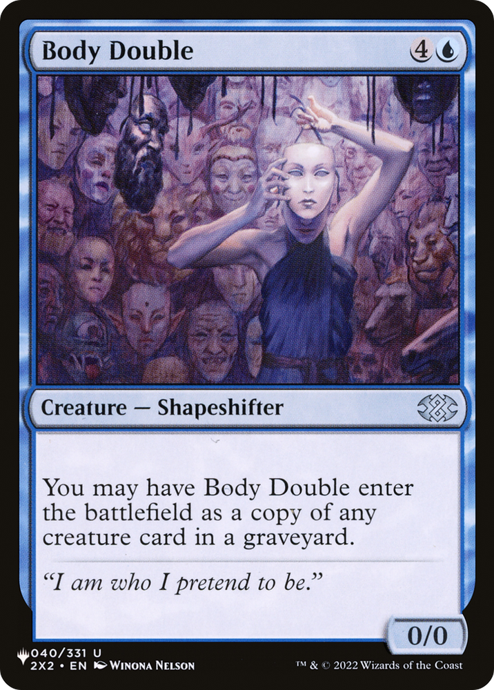 Body Double [The List Reprints] 