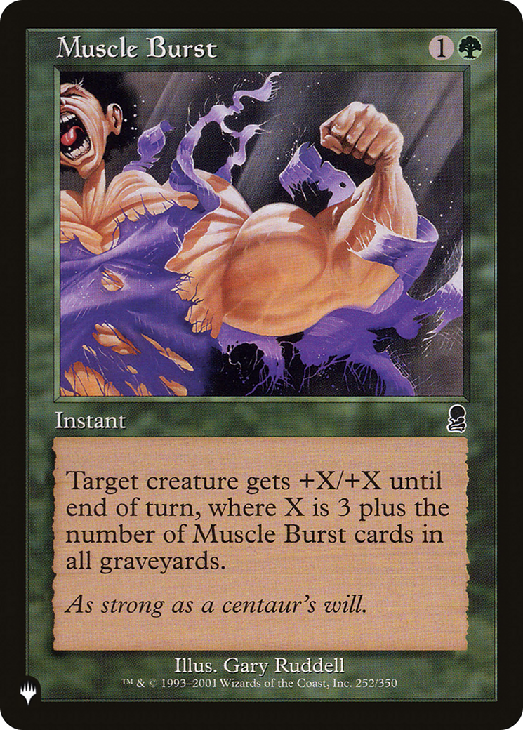 Muscle Burst [The List Reprints] 