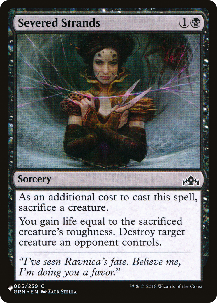 Severed Strands [The List Reprints] 