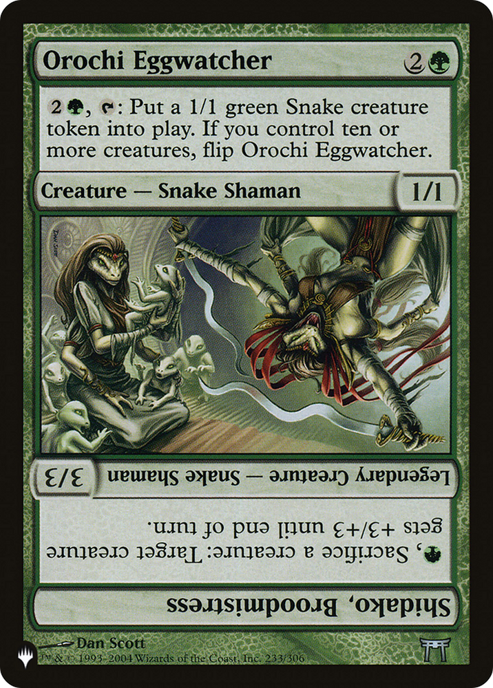 Orochi Eggwatcher // Shidako, Broodmistress [The List Reprints] 