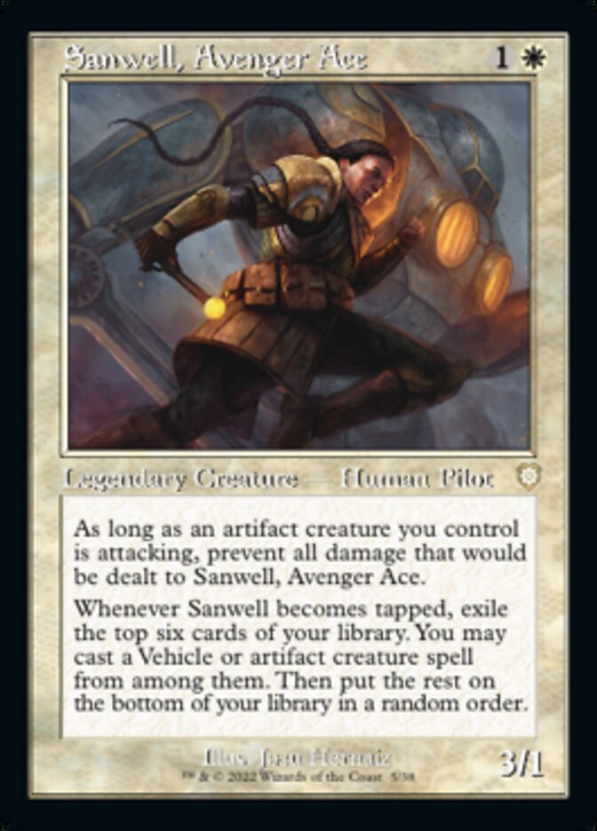 Sanwell, Avenger Ace (Retro) [The Brothers' War Commander] 