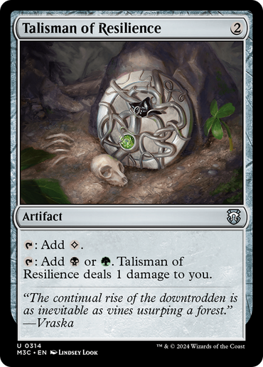 Talisman of Resilience (Ripple Foil) [Modern Horizons 3 Commander] 