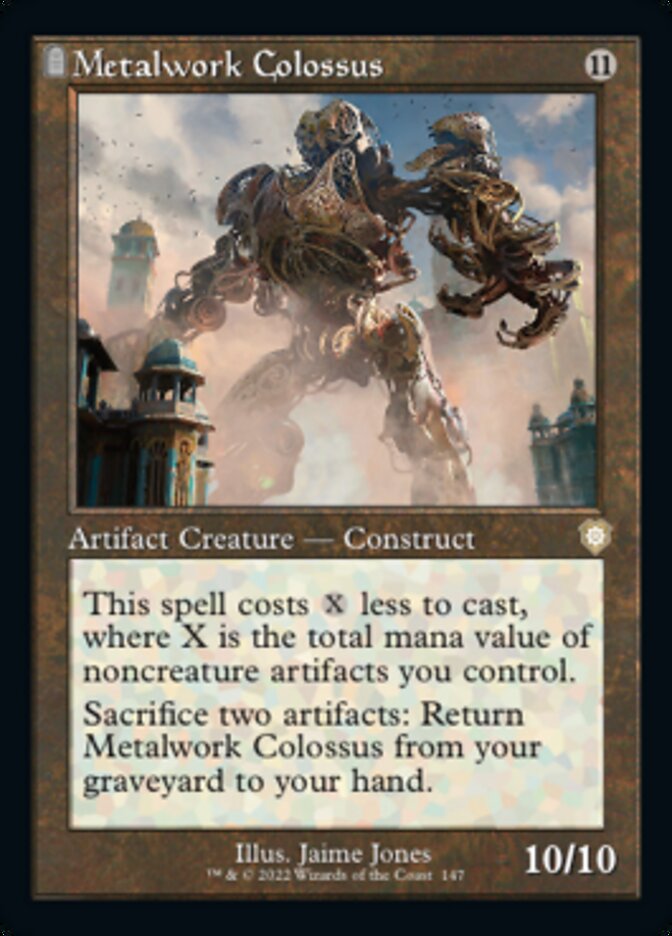 Metalwork Colossus (Retro) [The Brothers' War Commander] 