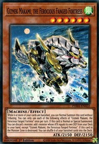 Gizmek Makami, the Ferocious Fanged Fortress [PHRA-EN022] Super Rare 