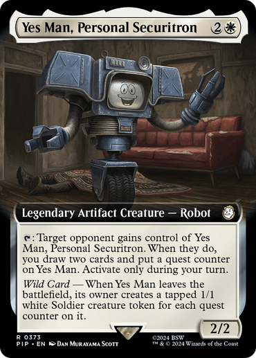 Yes Man, Personal Securitron (Extended Art) [Fallout] 