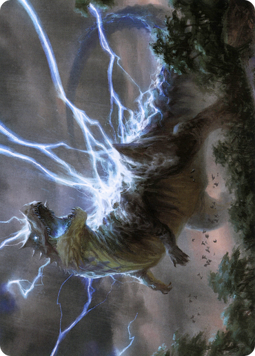 Thrasta, Tempest's Roar Art Card (41) [Modern Horizons 2 Art Series] 