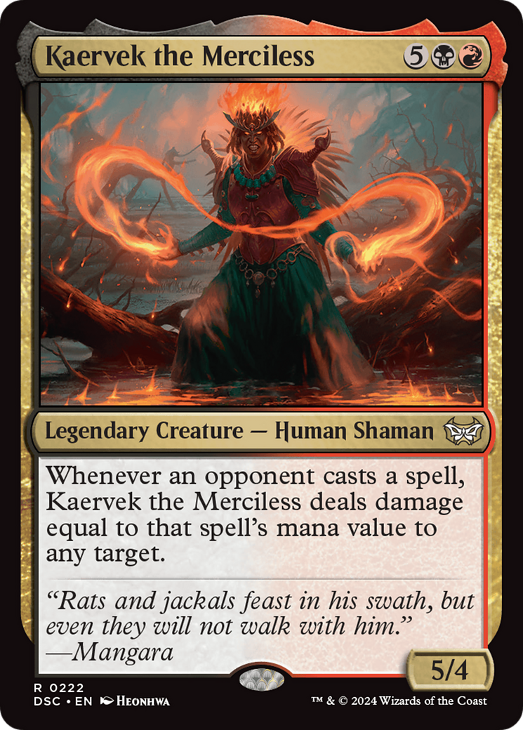 Kaervek the merciless [Duskmourn: House of Horror Commander] 