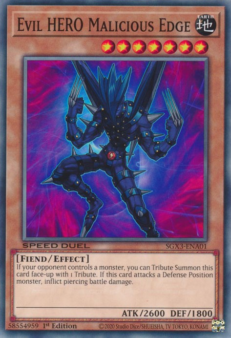 Evil HERO Malicious Edge [SGX3-ENA01] Common 