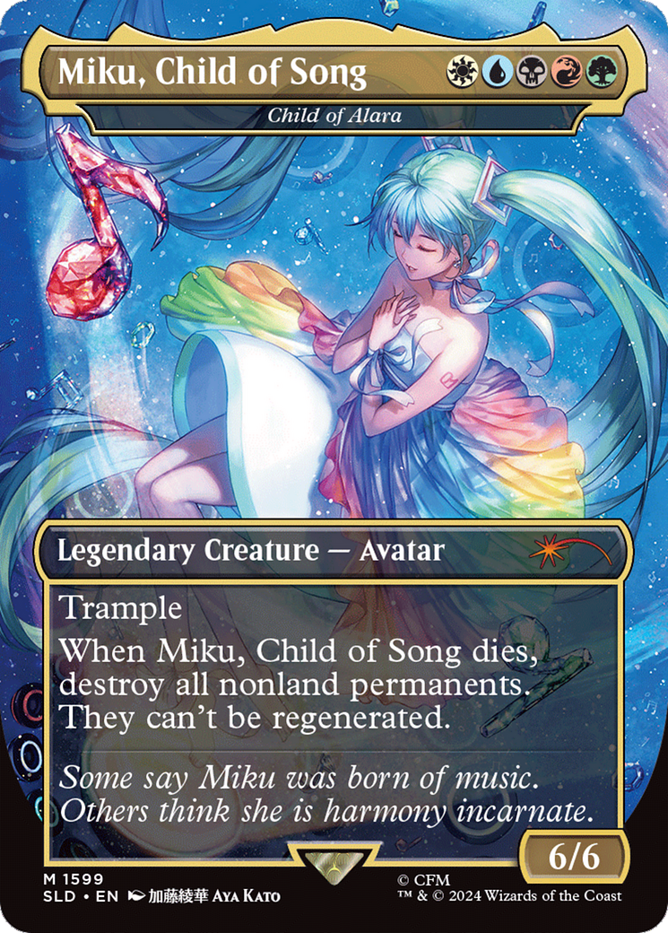Miku, Child of Song - Child of Alara [Secret Lair Drop Series]