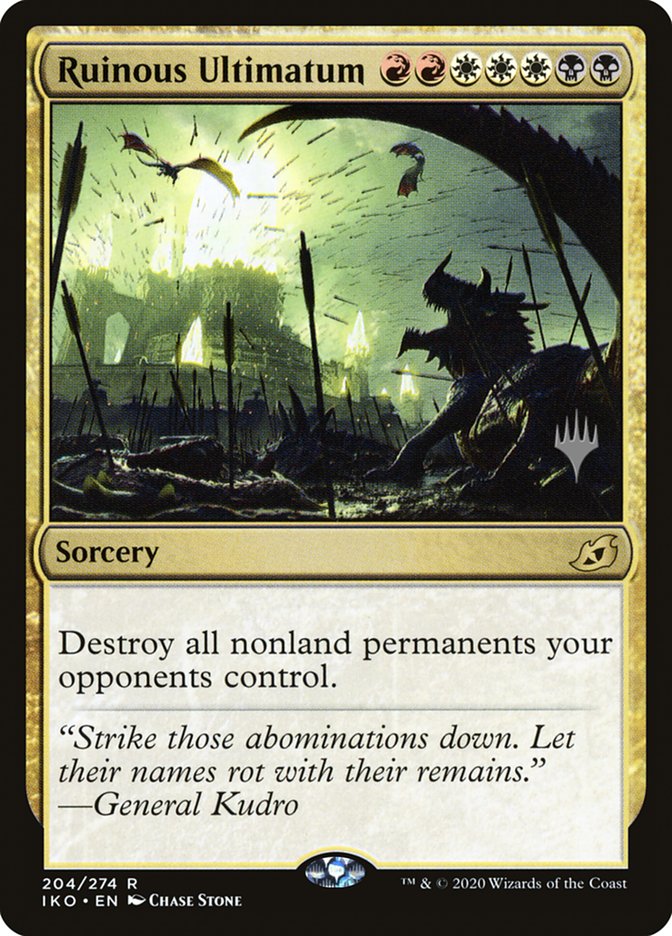 Ruinous Ultimatum (Promo Pack) [Ikoria: Lair of Behemoths Promos] 