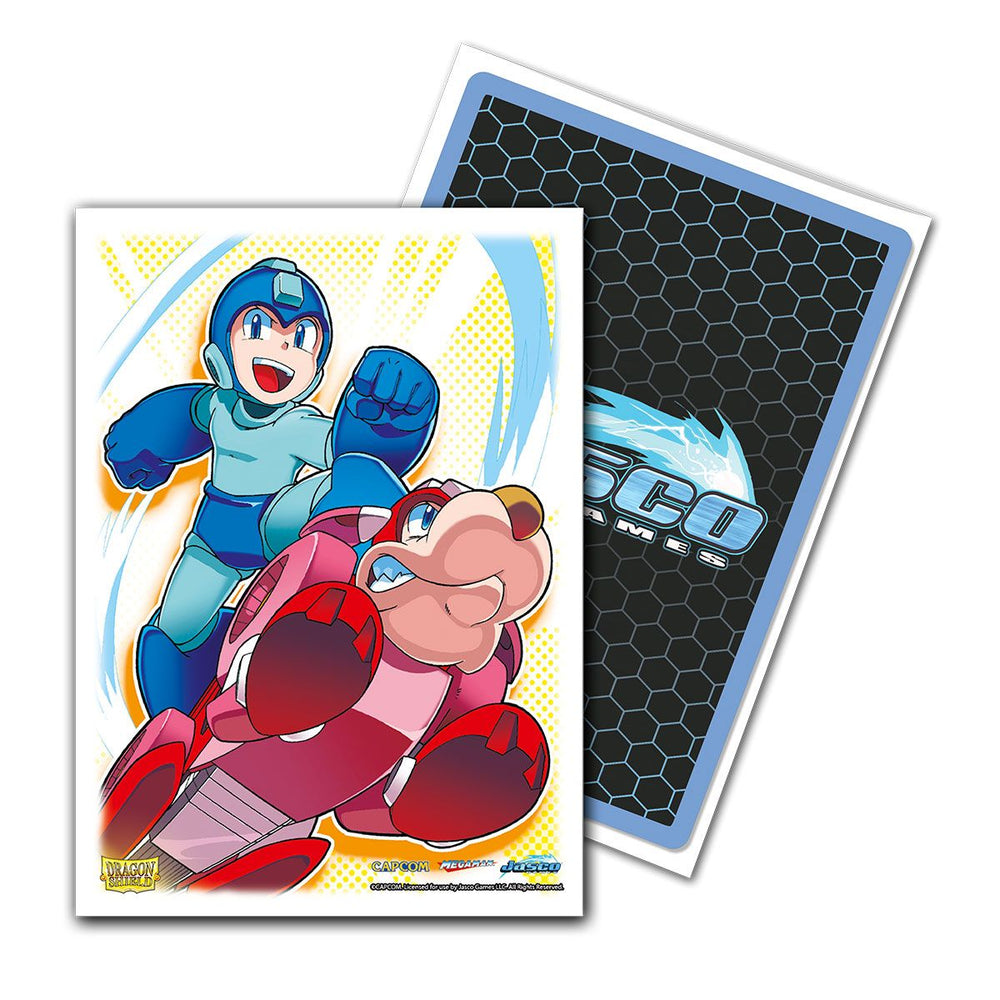 Dragon Shield: Standard 100ct Art Sleeves - Mega Man &amp; Rush (Classic) 