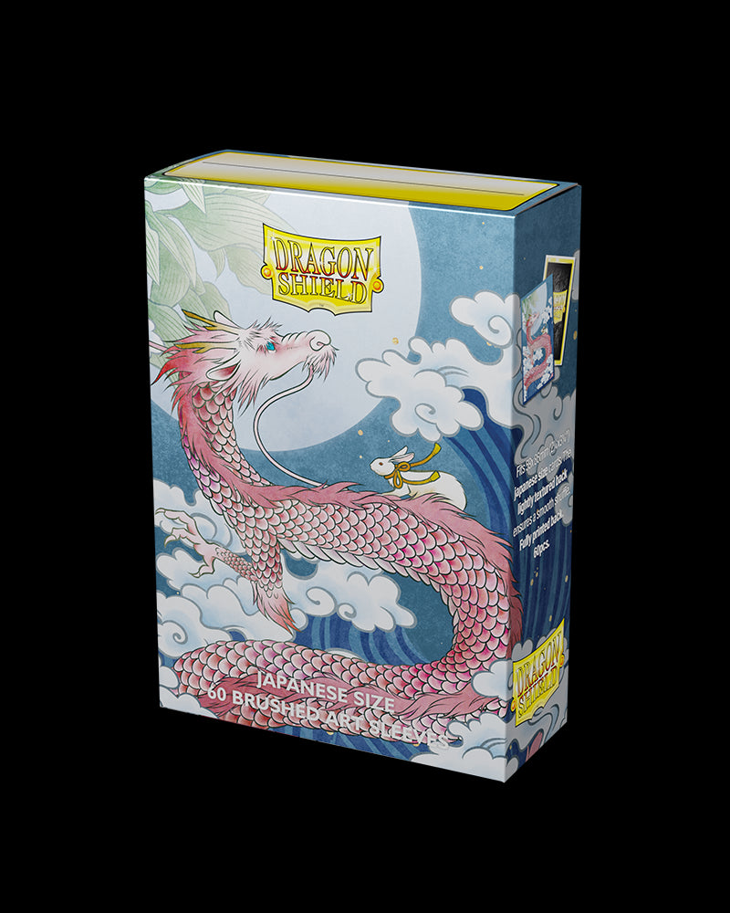 Dragon Shield: Japanese Size 60ct Brushed Art Sleeves - Water Rabbit (2023) 