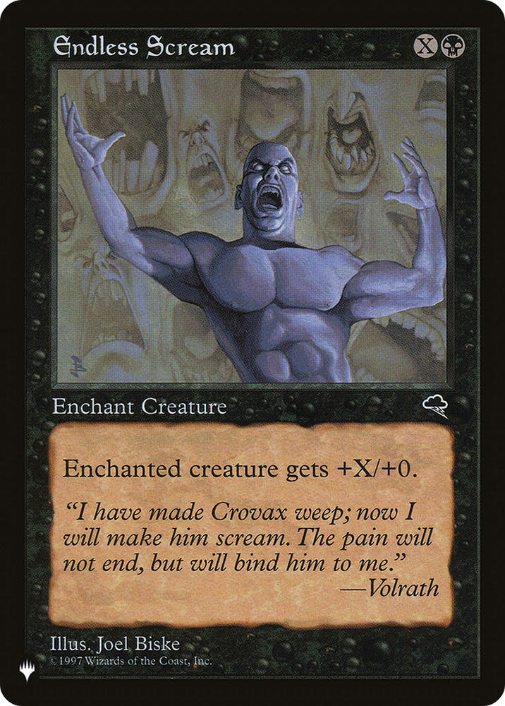 Endless Scream [The List Reprints] 