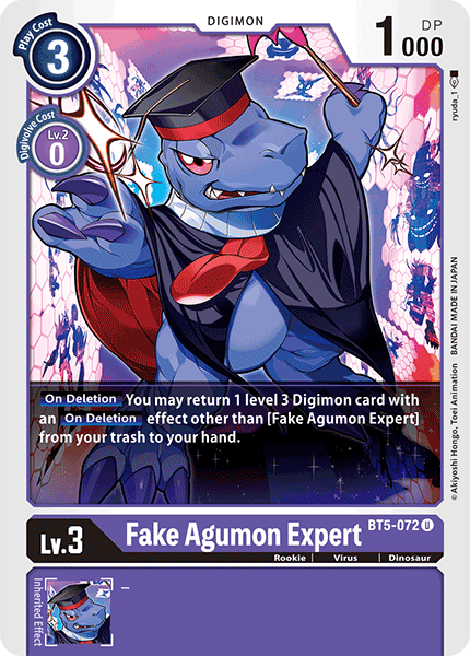 Fake Agumon Expert [BT5-072] [Battle of Omni] 