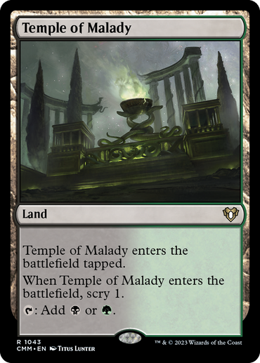 Temple of Malady [Commander Masters] 