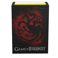 Dragon Shield: Standard 100ct Brushed Art Sleeves - Game of Thrones (House Targaryen) 