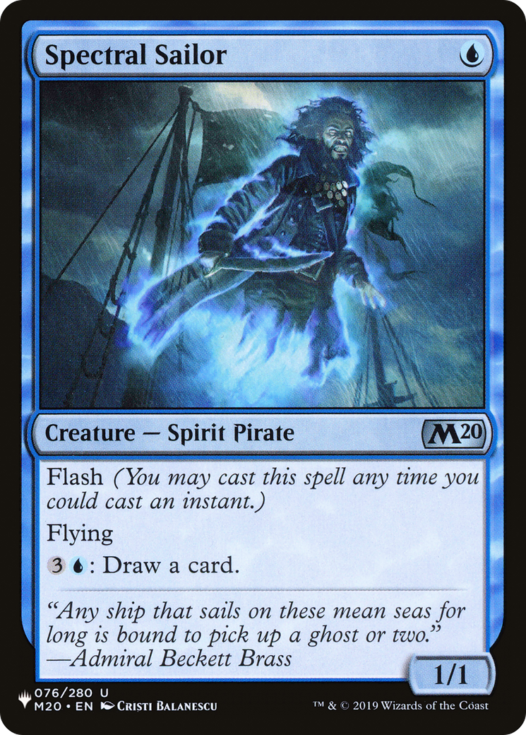 Spectral Sailor [The List Reprints] 