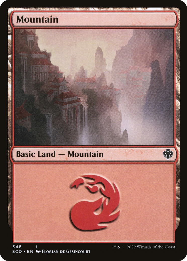 Mountain (346) [Starter Commander Decks] 