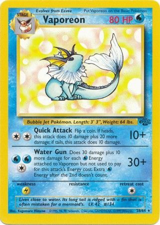 Vaporeon (28/64) [Jungle Unlimited] 