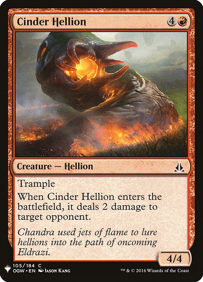 Cinder Hellion [Mystery Booster] 