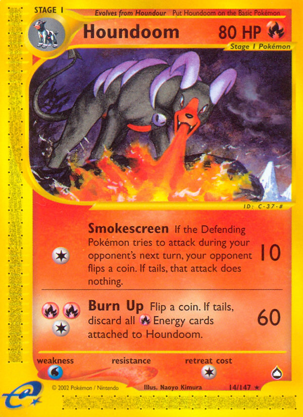 Houndoom (14/147) [Aquapolis] 