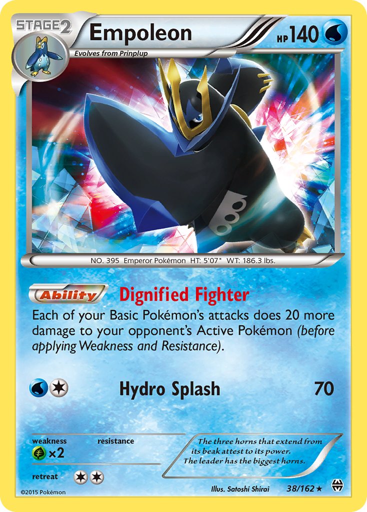 Empoleon (38/162) (Battle Arena Deck Exclusive) (Theme Deck Exclusive) [XY:BREAKthrough] 