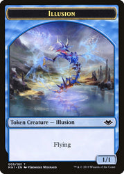 Angel (002) // Illusion (005) Double-Sided Token [Modern Horizons Tokens] 