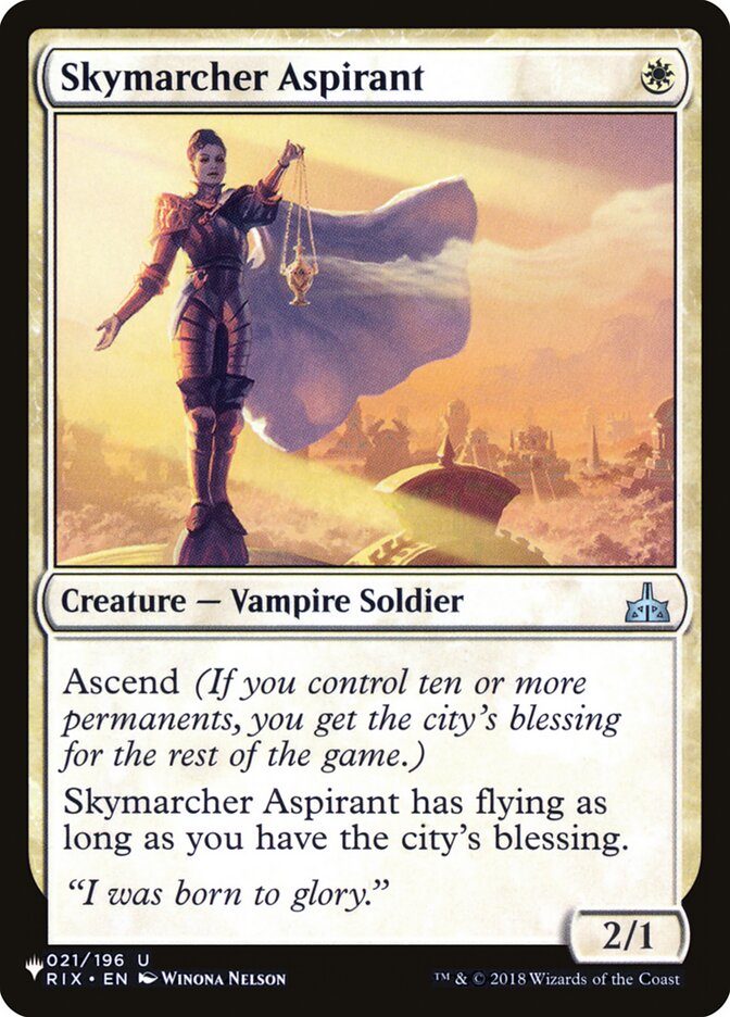 Skymarcher Aspirant [The List] 