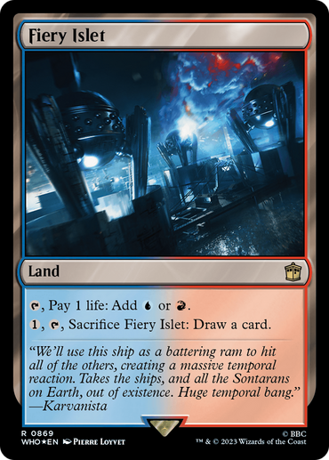 Fiery Islet (Surge Foil) [Doctor Who] 