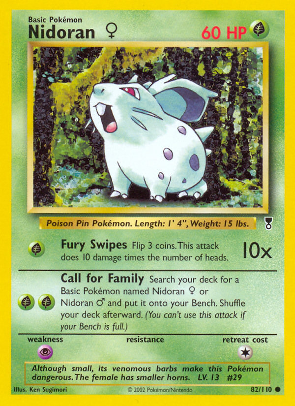 Nidoran (82/110) (Female) [Legendary Collection] 