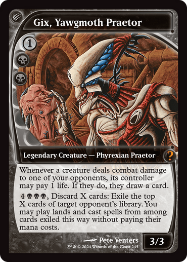 Gix, Yawgmoth Praetor (Future Sight) [Mystery Booster 2] 