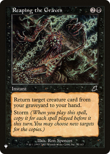 Reaping the Graves [The List Reprints] 