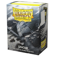 Dragon Shield: Standard 100ct Sleeves - Snow (Dual Matte) 