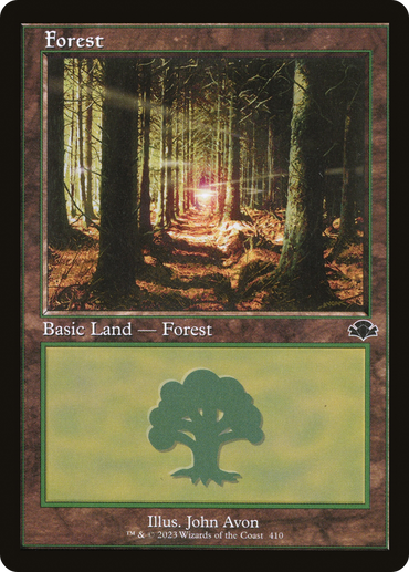 Forest (410) (Retro) [Dominaria Remastered] 