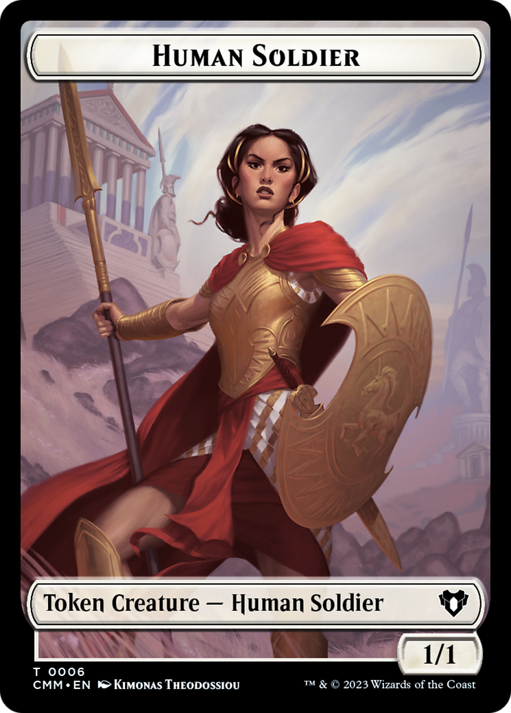 Human Soldier Token [Commander Masters Tokens] 