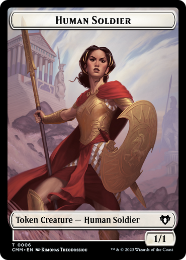 Human Soldier Token [Commander Masters Tokens] 