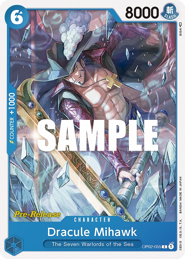 Dracule Mihawk [Paramount War Pre-Release Cards] 