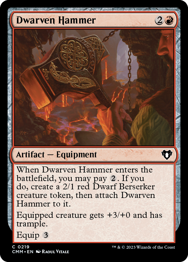 Dwarven Hammer [Commander Masters] 